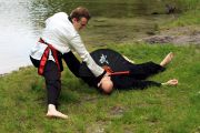 Meister Stefan und Andreas mit einer Fächerverteidigung