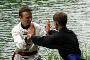 Meister Stefan und Michael bei einer Partnerübung